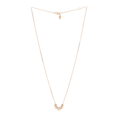 Piaget 18K Rose Gold Diamond Sunlight Pendant Necklace 3 of 6