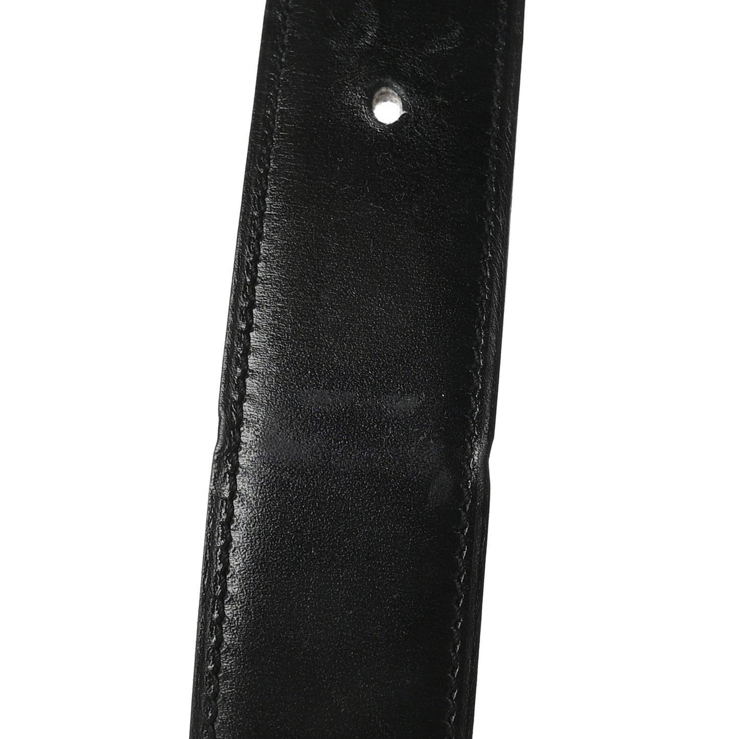 Box 32mm Guilloche H Belt 100 Black Chocolate