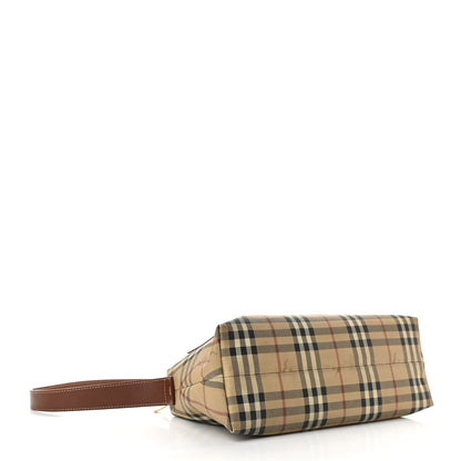 Burberry Haymarket Check Shoulder Bag Brown 3 of 11
