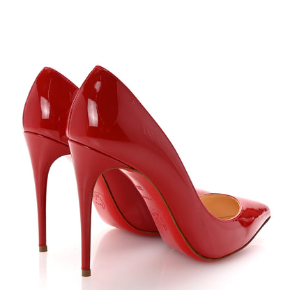 Christian Louboutin Patent Pigalle Follies 100 Pumps 36.5 Rouge De Mars 5 of 9