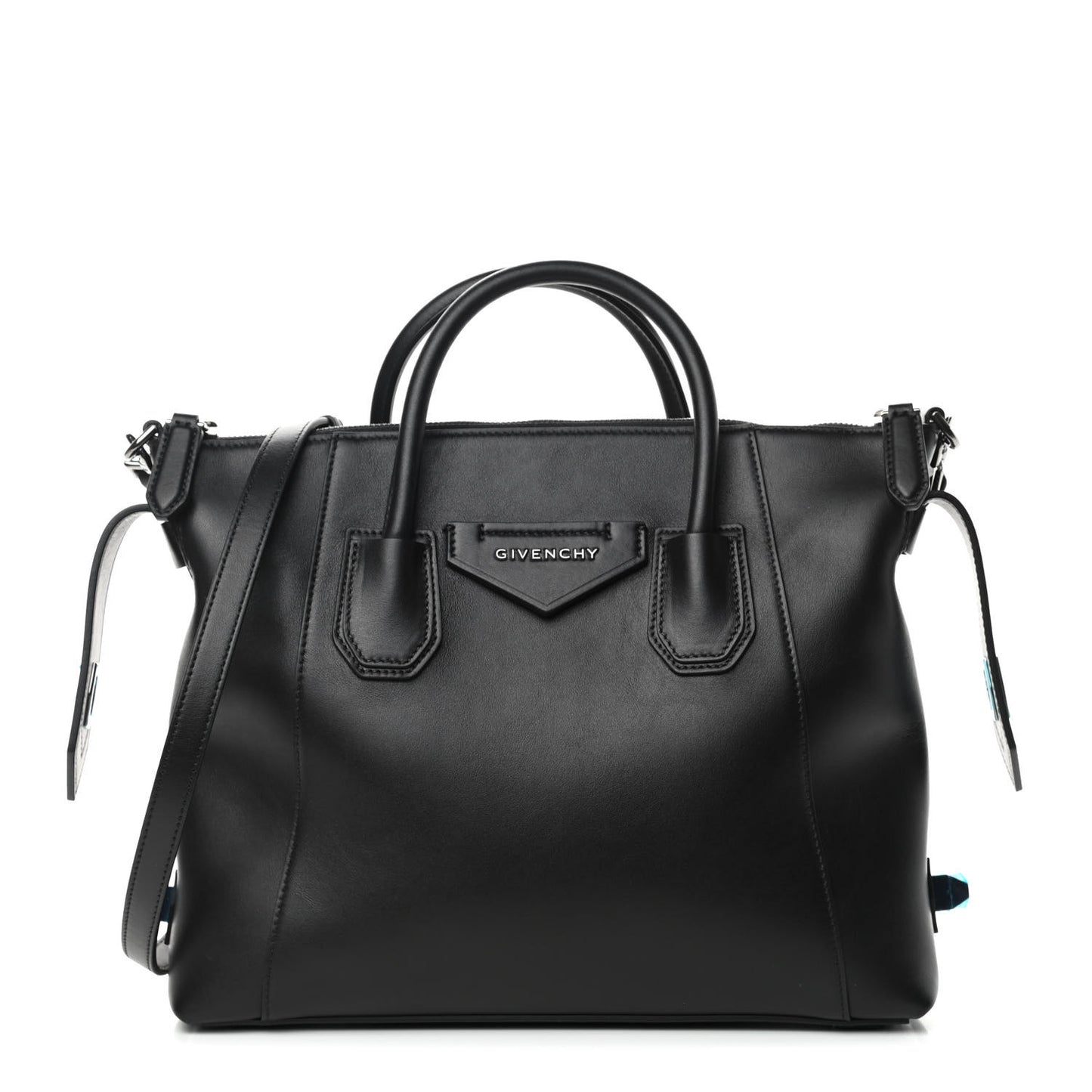 Smooth Calfskin Small Soft Antigona Black
