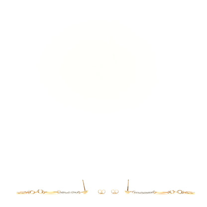 Louis Vuitton Logomania Earrings Gold 3 of 5