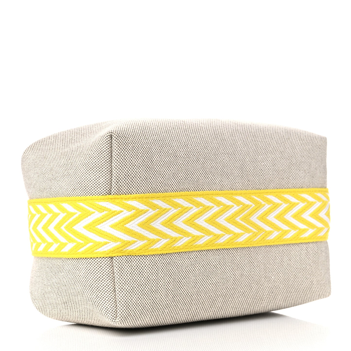 Canvas Small Bride-A-Brac Pouch Natural Jaune Citron