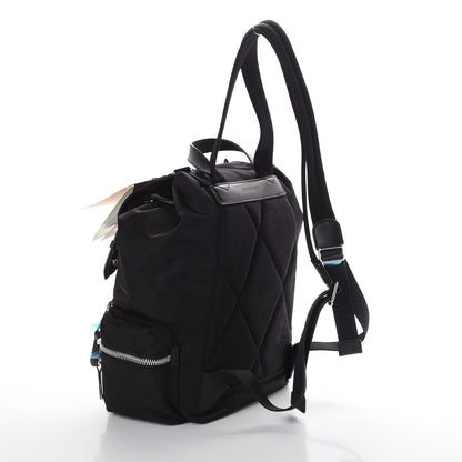 Burberry Nylon Logo Print Medium Rucksack Backpack Black 2 of 10