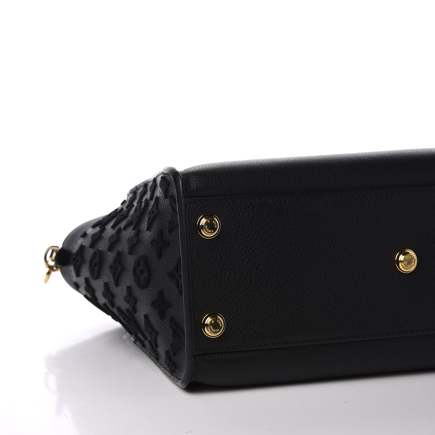 Louis Vuitton Calfskin Monogram Tufting On My Side Black 5 of 12