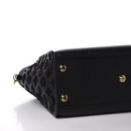 Louis Vuitton Calfskin Monogram Tufting On My Side Black 5 of 12