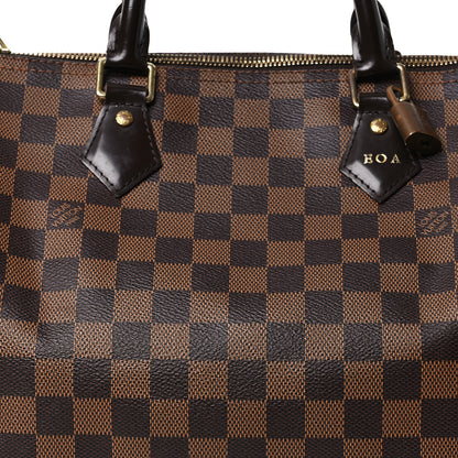 Louis Vuitton Damier Ebene Speedy Bandouliere 30 8 of 16