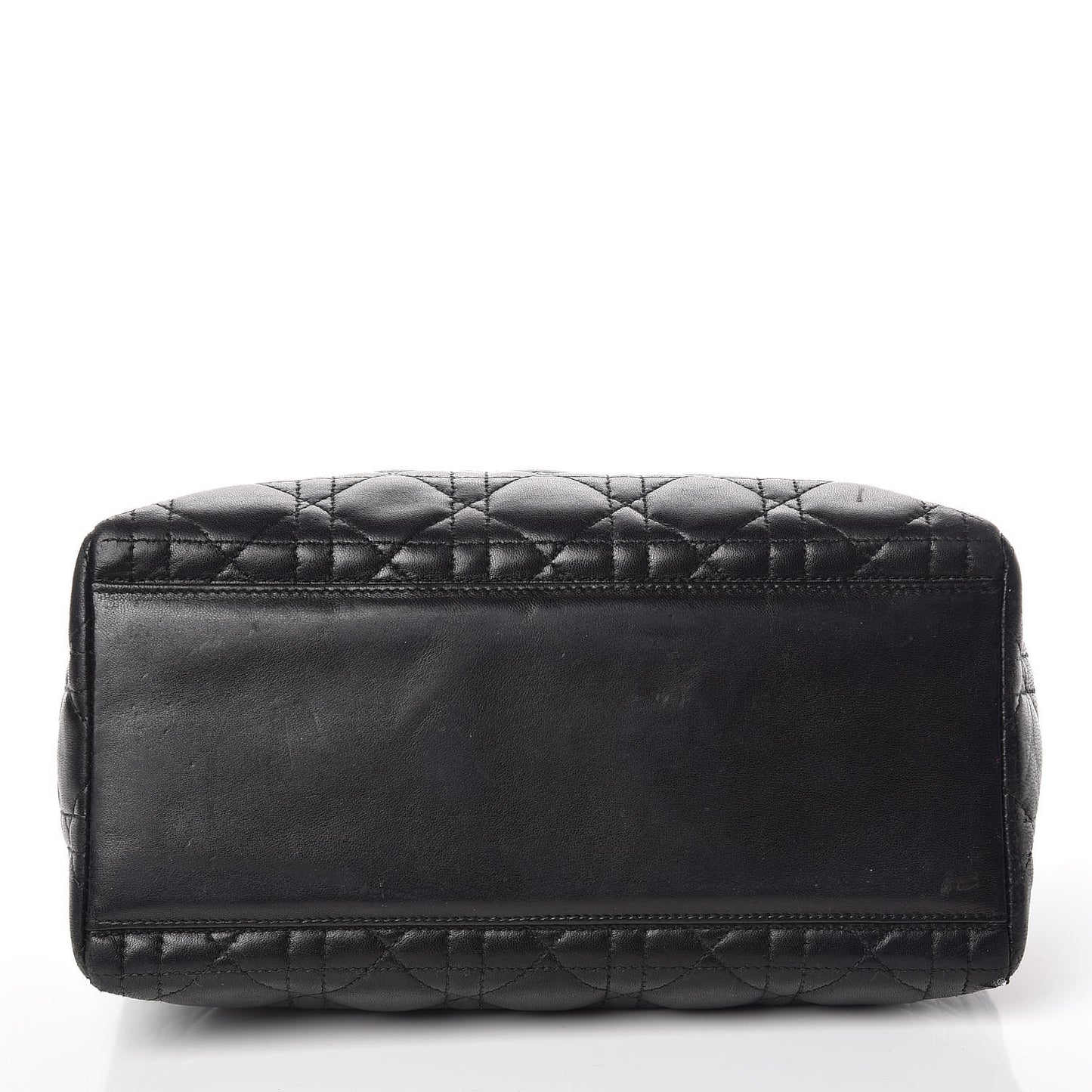 Lambskin Cannage Medium Lady Dior Black