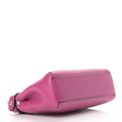 Fendi Nappa Micro Peekaboo Iconic Satchel Magenta 4 of 12