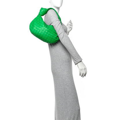 Bottega Veneta Nappa Intrecciato Teen Jodie Hobo Parakeet 2 of 10