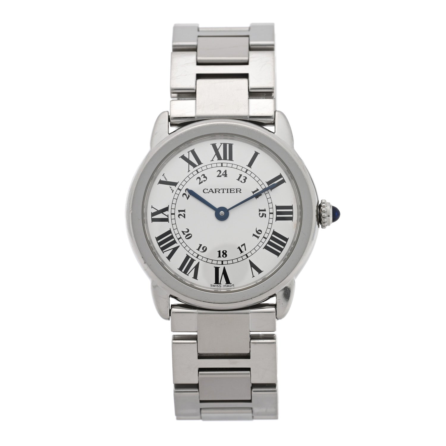 Cartier Stainless Steel 29mm Ronde Solo Quartz Watch 1 of 4