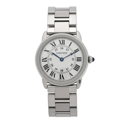 Cartier Stainless Steel 29mm Ronde Solo Quartz Watch 1 of 4