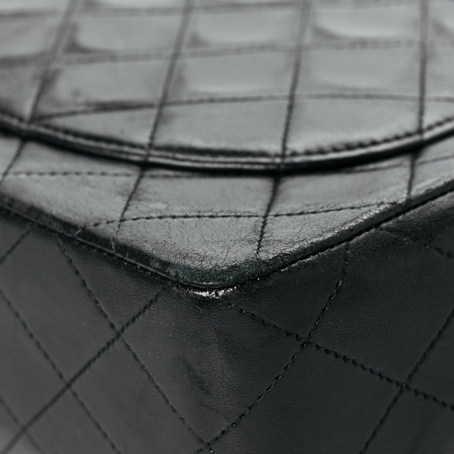 Chanel Lambskin Quilted Bi-Color Small Single Flap Black 11 of 13