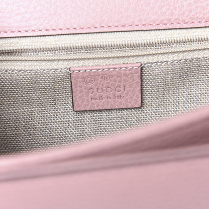Gucci Dollar Calfskin Interlocking G Shoulder Bag Soft Pink 5 of 9