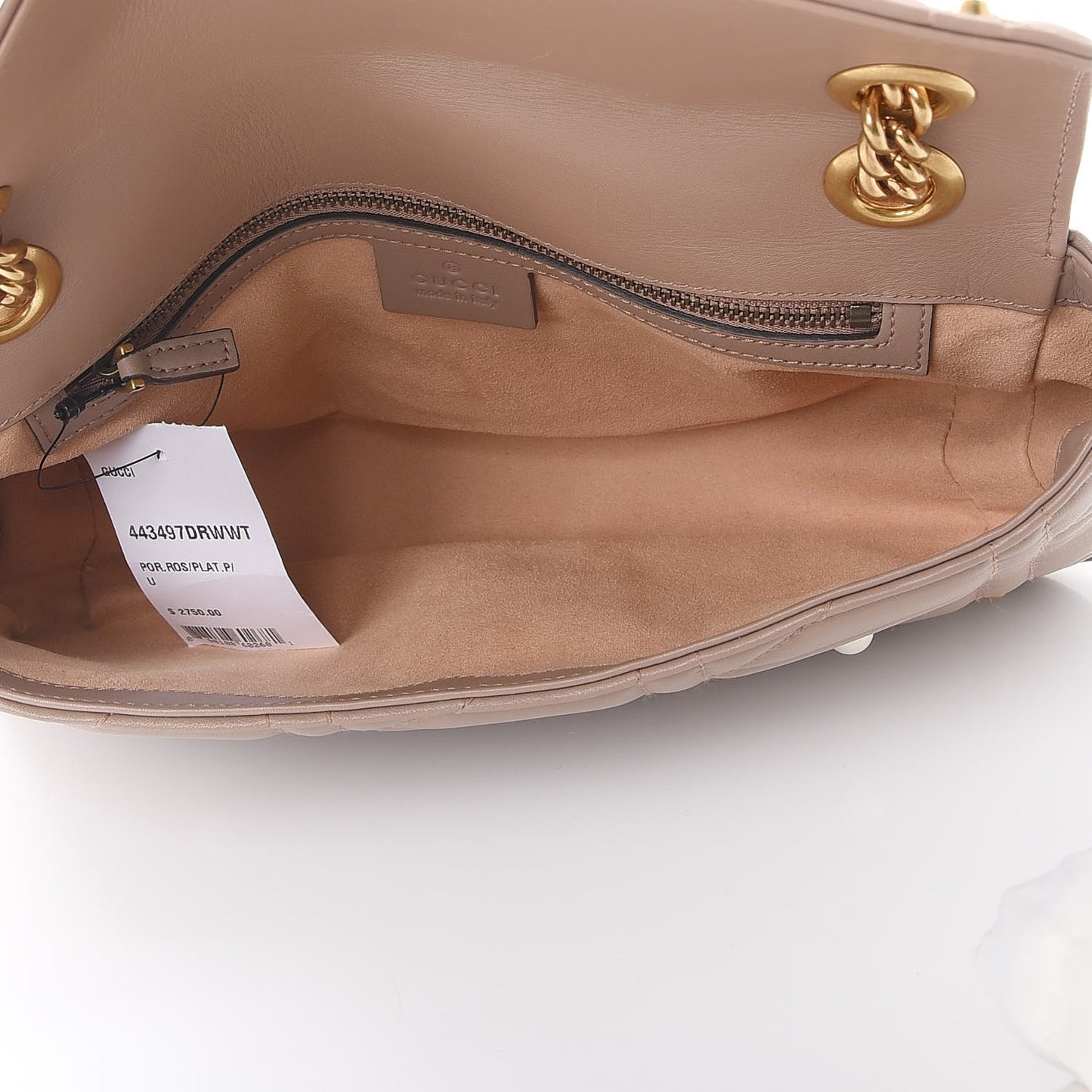 Calfskin Matelasse Studded Mini Pearly GG Marmont Shoulder Bag Porcelain Rose