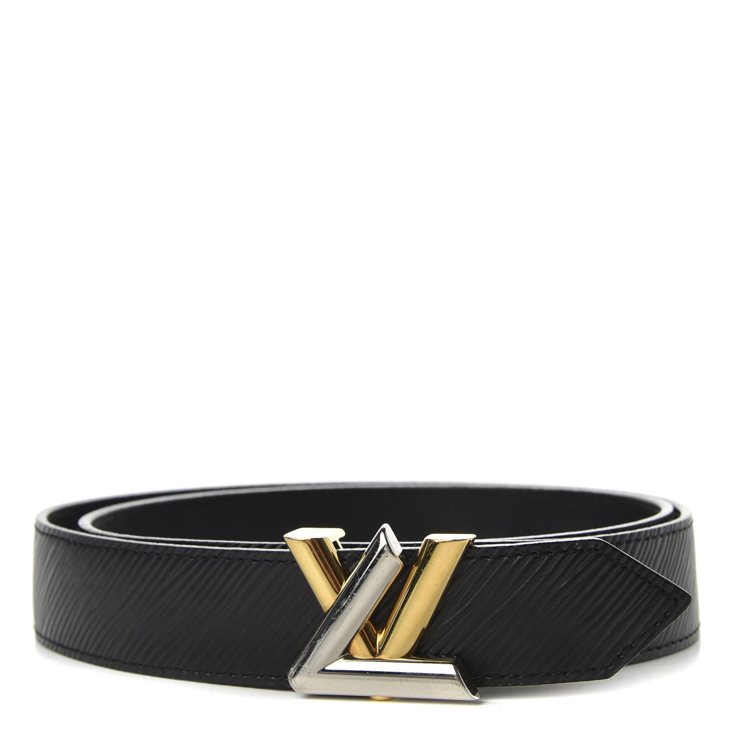 Louis Vuitton Epi 30mm LV Twist Belt 85 34 Black 1 of 4