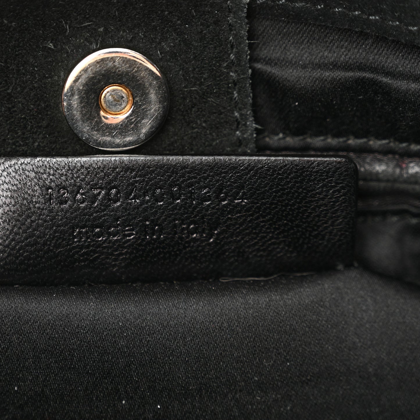 Suede Horn Studded Y Mombasa Hobo Black