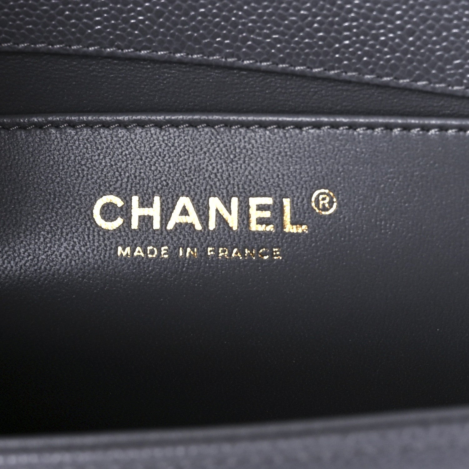 Chanel Caviar Quilted Medium Boy Flap Grey 6 of 9