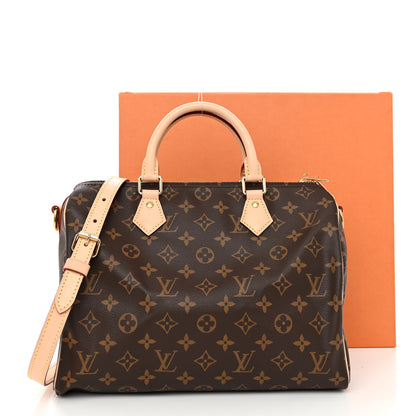 Louis Vuitton Monogram Speedy Bandouliere 30 10 of 10