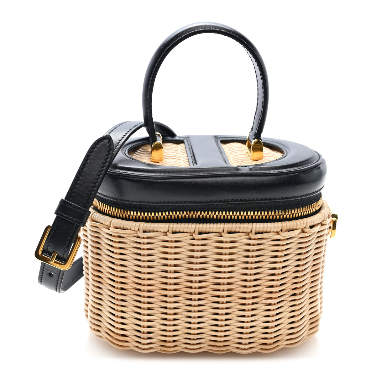 Christian Dior Wicker CD Vanity Black 1 of 9