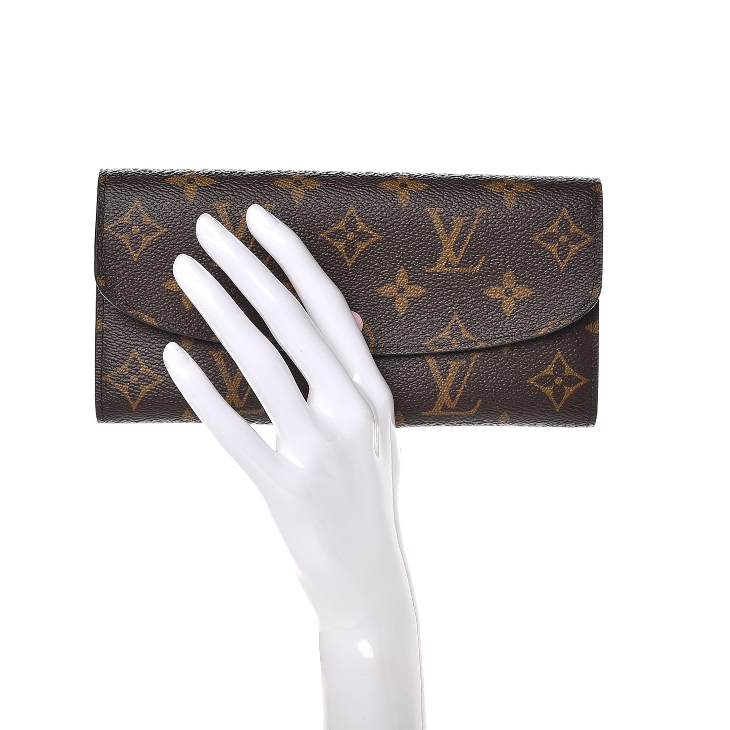 Monogram Emilie Wallet Rose Ballerine