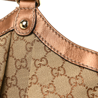 Gucci Monogram Large Sukey Tote Bronze 19 of 20
