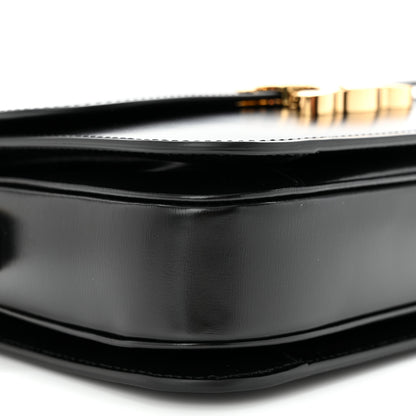 Celine Shiny Calfskin Medium Triomphe Black 10 of 11