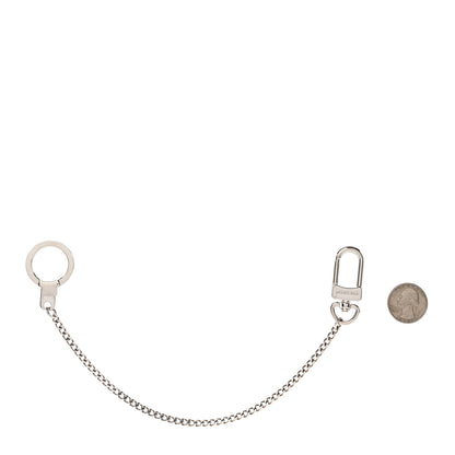 Louis Vuitton Pochette Extender Key Ring Chain Silver 2 of 5
