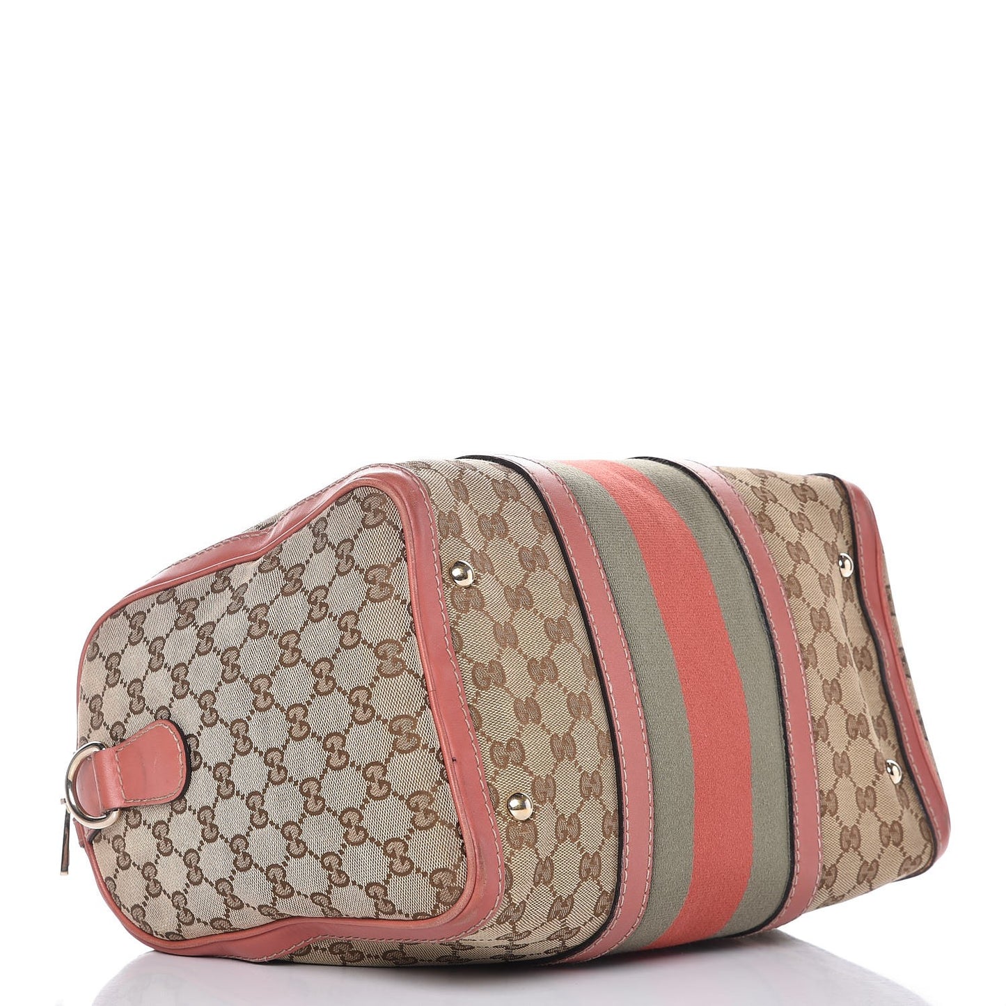 Monogram Vintage Web Medium Boston Pink