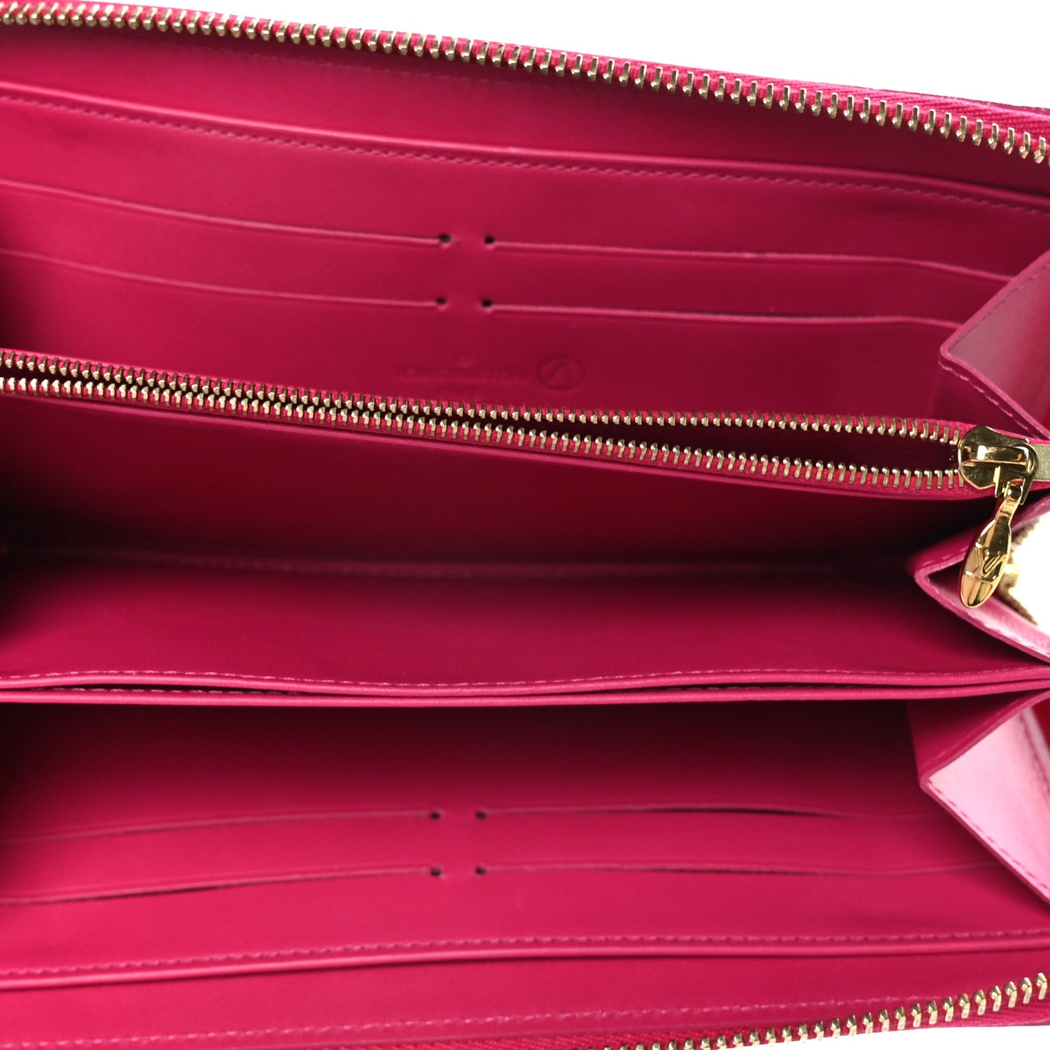 Louis Vuitton Vernis Ikat Zippy Wallet Rose Indien 5 of 7