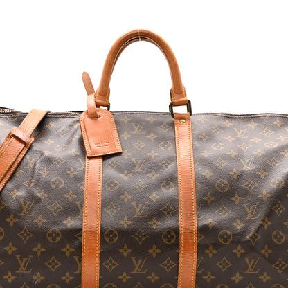 Louis Vuitton Monogram Keepall Bandouliere 55 7 of 16