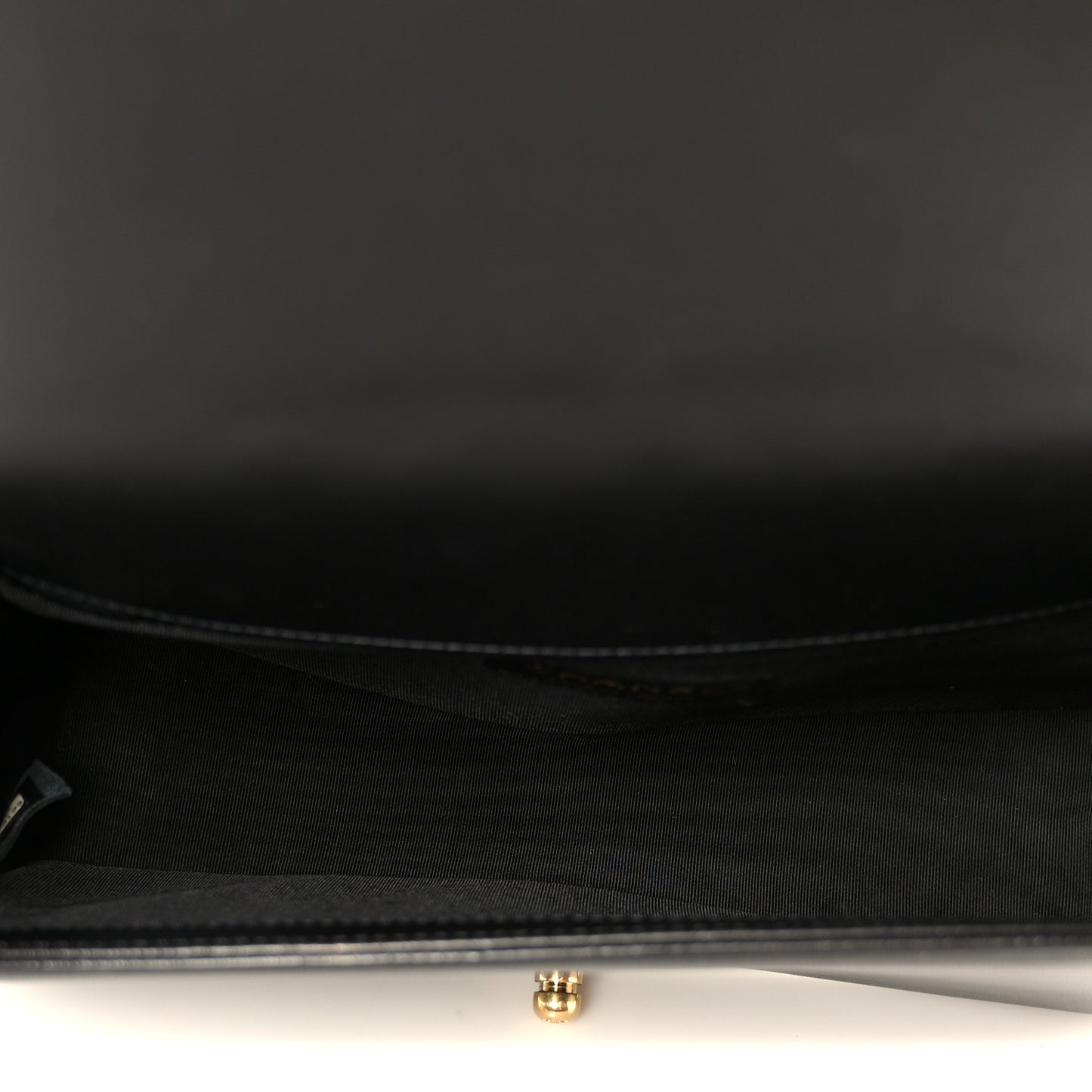 Lambskin Quilted Medium Boy Flap Black