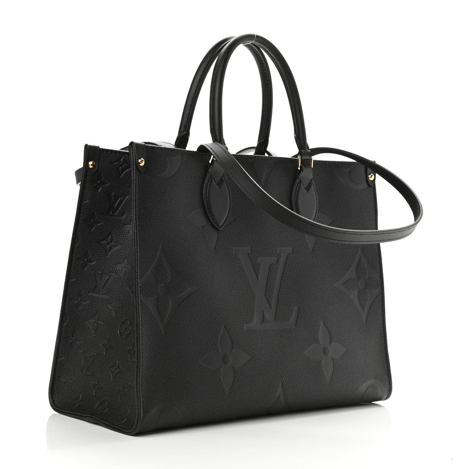 Louis Vuitton Empreinte Monogram Giant Onthego MM Black 3 of 10
