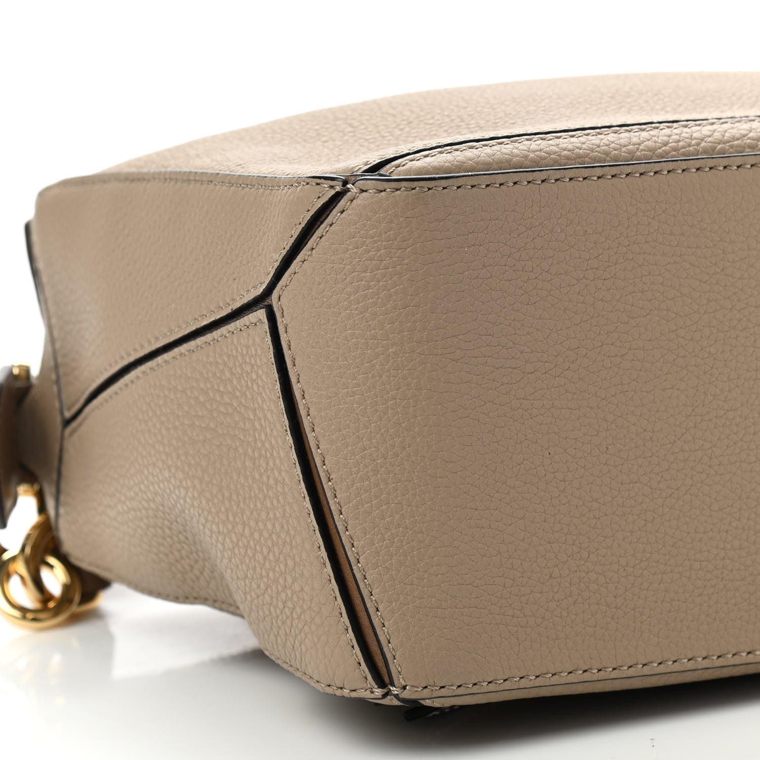 Loewe Grained Calfskin Small Puzzle Bag Sand Mink 10 of 12