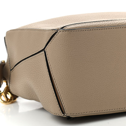 Loewe Grained Calfskin Small Puzzle Bag Sand Mink 10 of 12