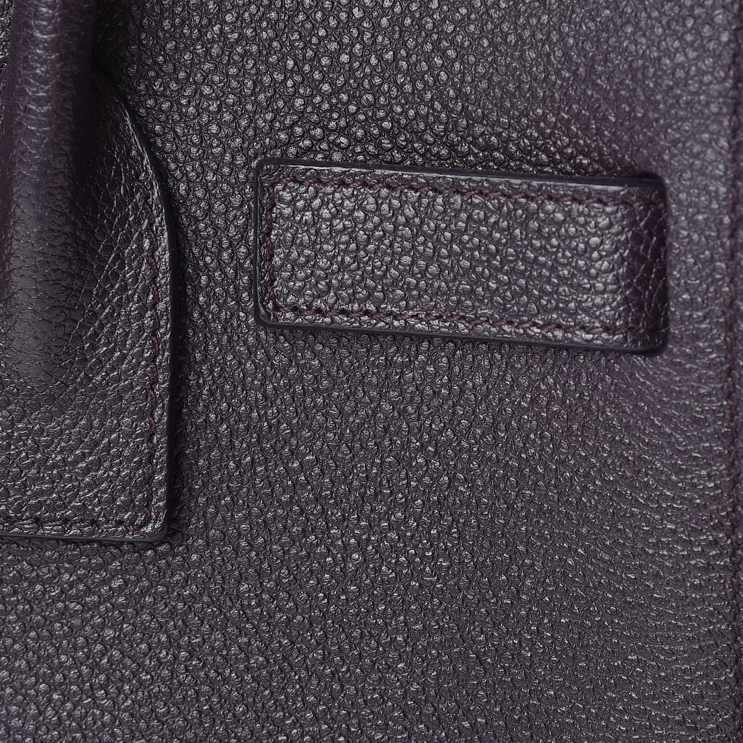 Grained Calfskin Baby Sac De Jour Deep Purple