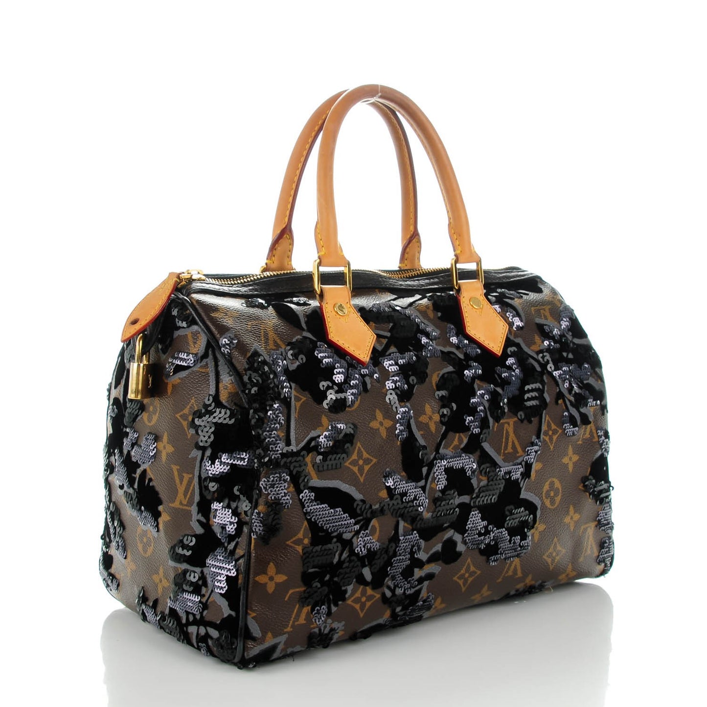 Monogram Fleur De Jais Sequins Speedy 30