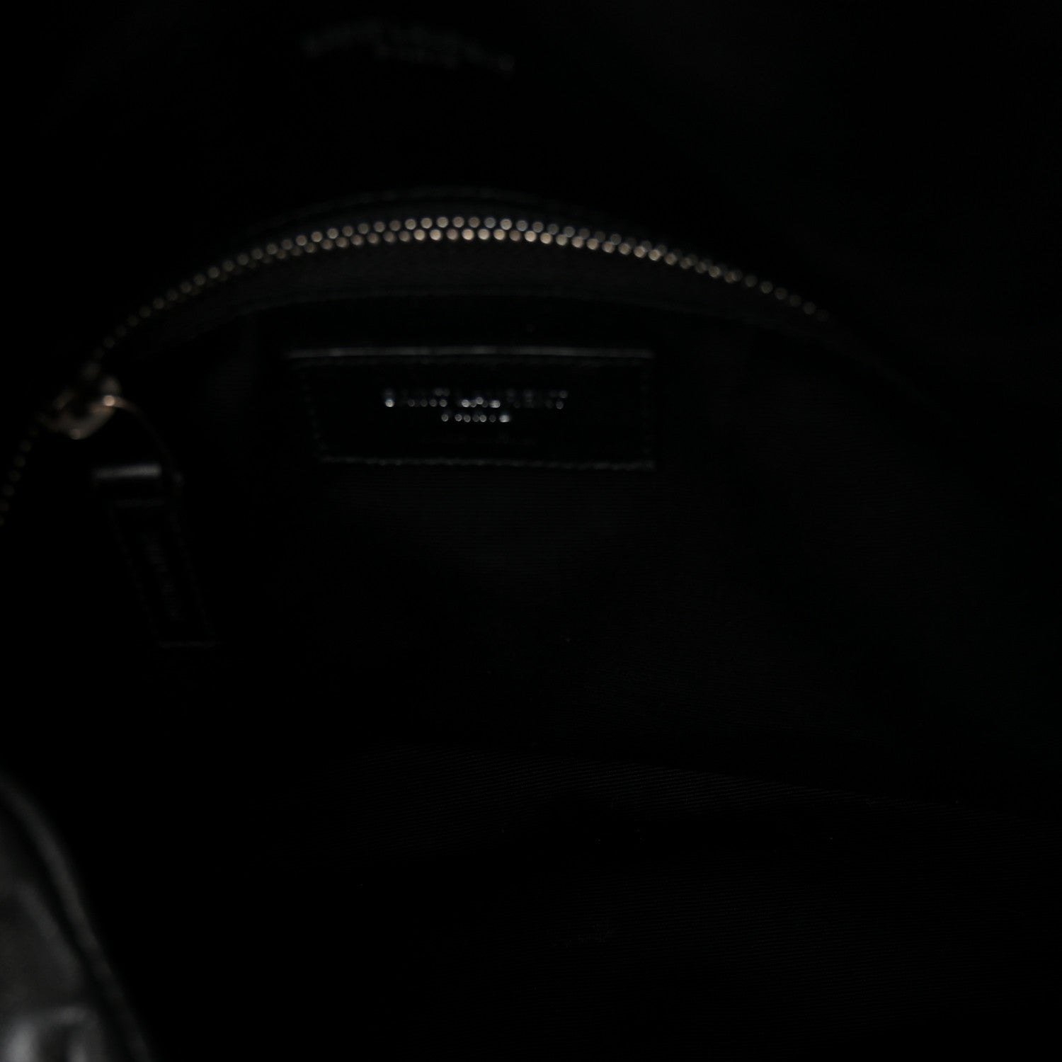 Saint Laurent Lambskin Quilted Small Loulou Puffer Monogram Chain Satchel Black 5 of 9