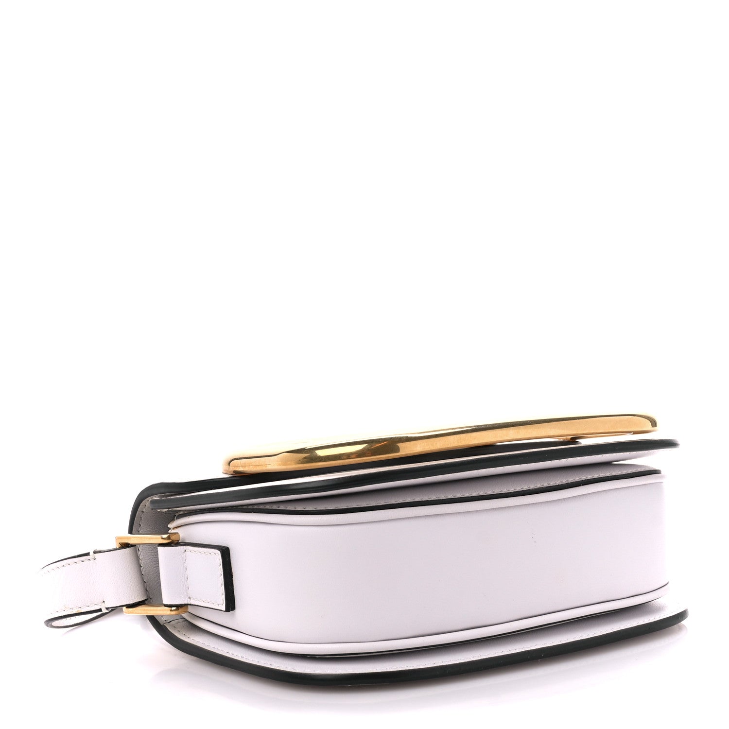 Valentino Garavani Calfskin Small Supervee Crossbody Bag Optic White 4 of 10