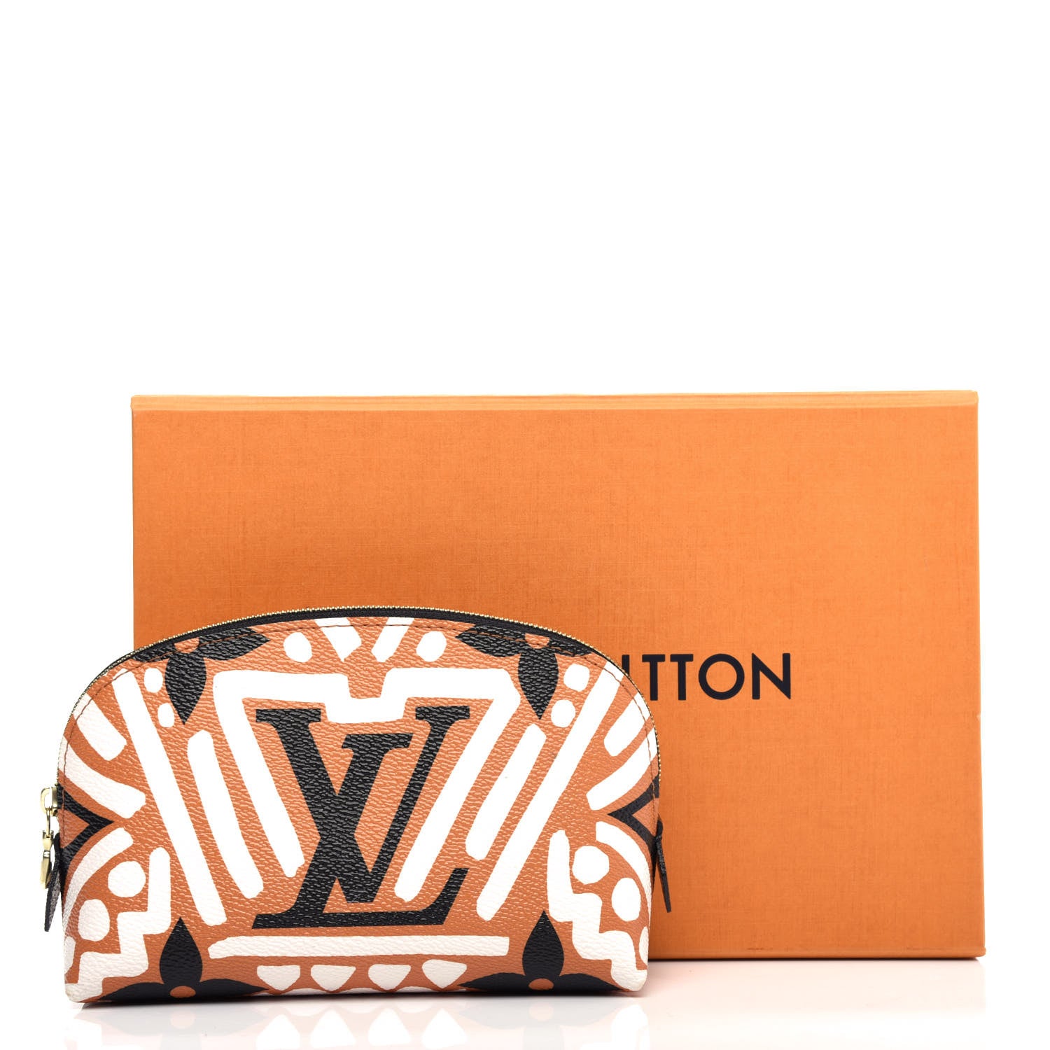 Louis Vuitton Monogram Giant Crafty Cosmetic Pouch Crème Caramel 7 of 7