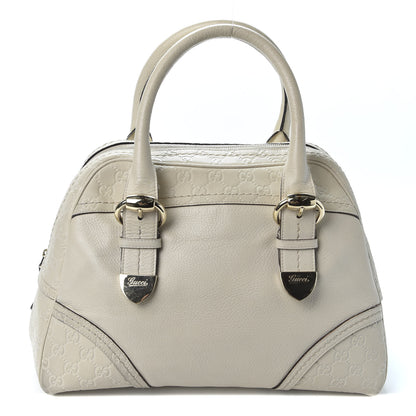 Gucci Guccissima Signoria Large Dome Bag Off White 1 of 11