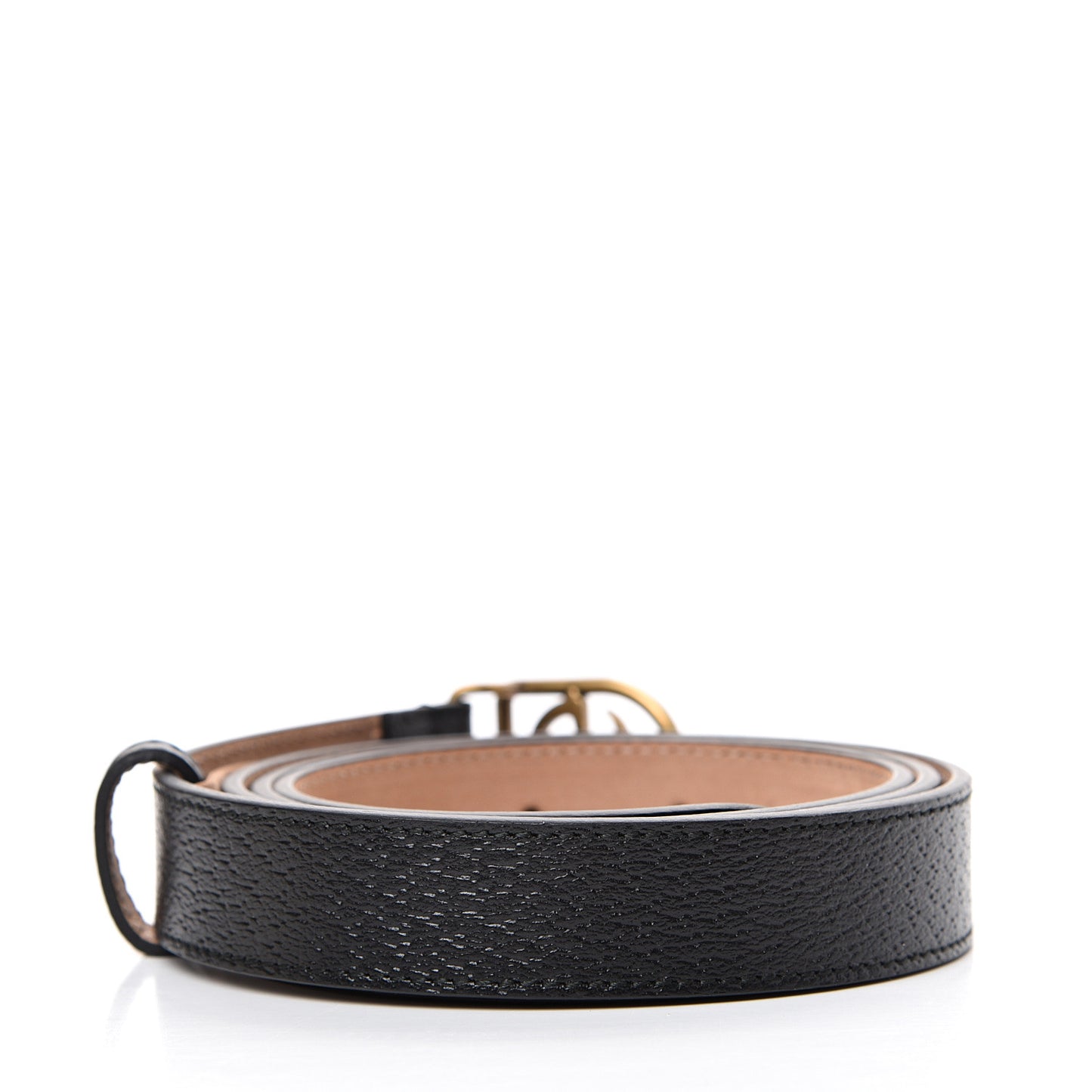 Calfskin Framed Double G Belt 105 42 Black