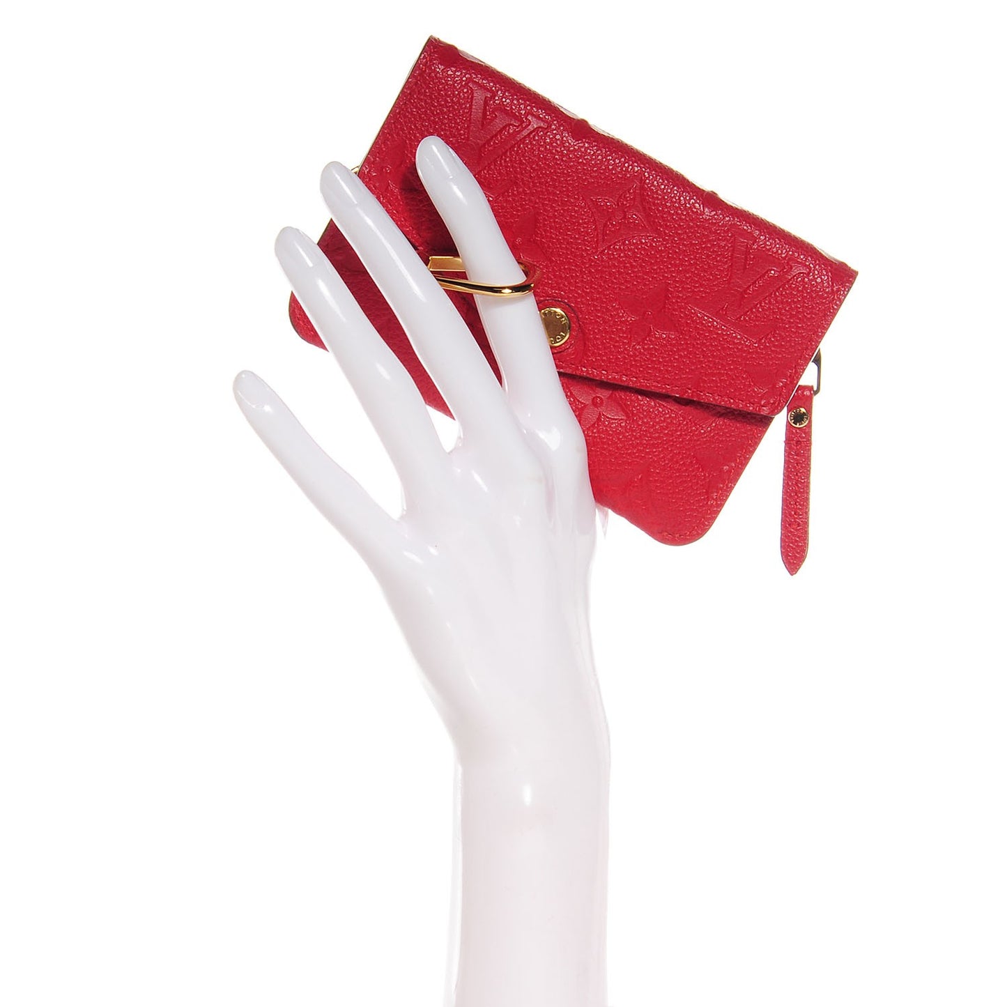 Empreinte Key Pouch Cherry