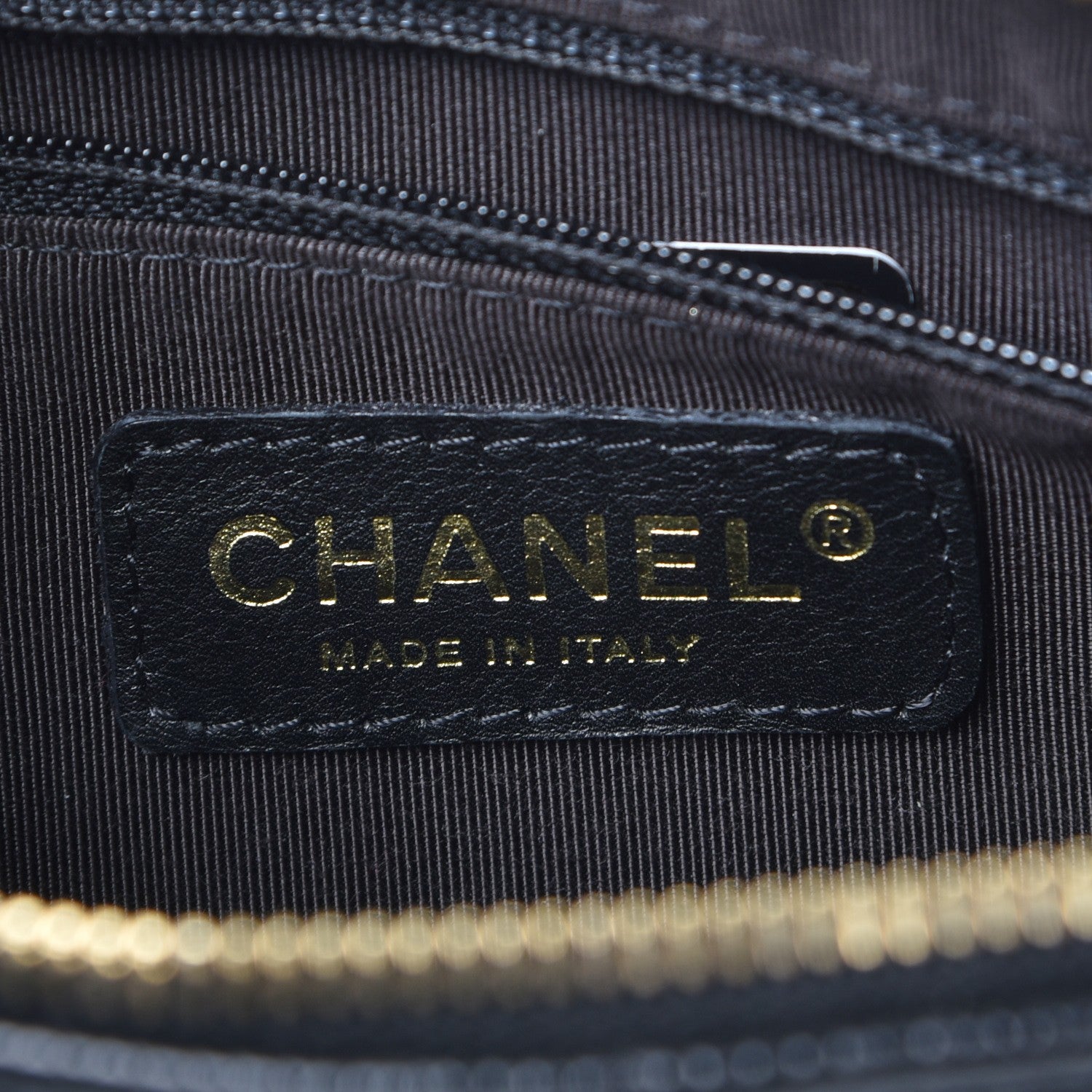 Chanel Caviar Quilted Pochette Black 6 of 8