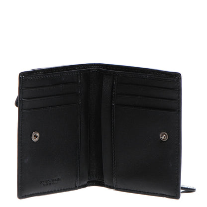 Bottega Veneta Nappa Intrecciato Ayers Trim Bi-Fold Wallet Nero Black 3 of 9