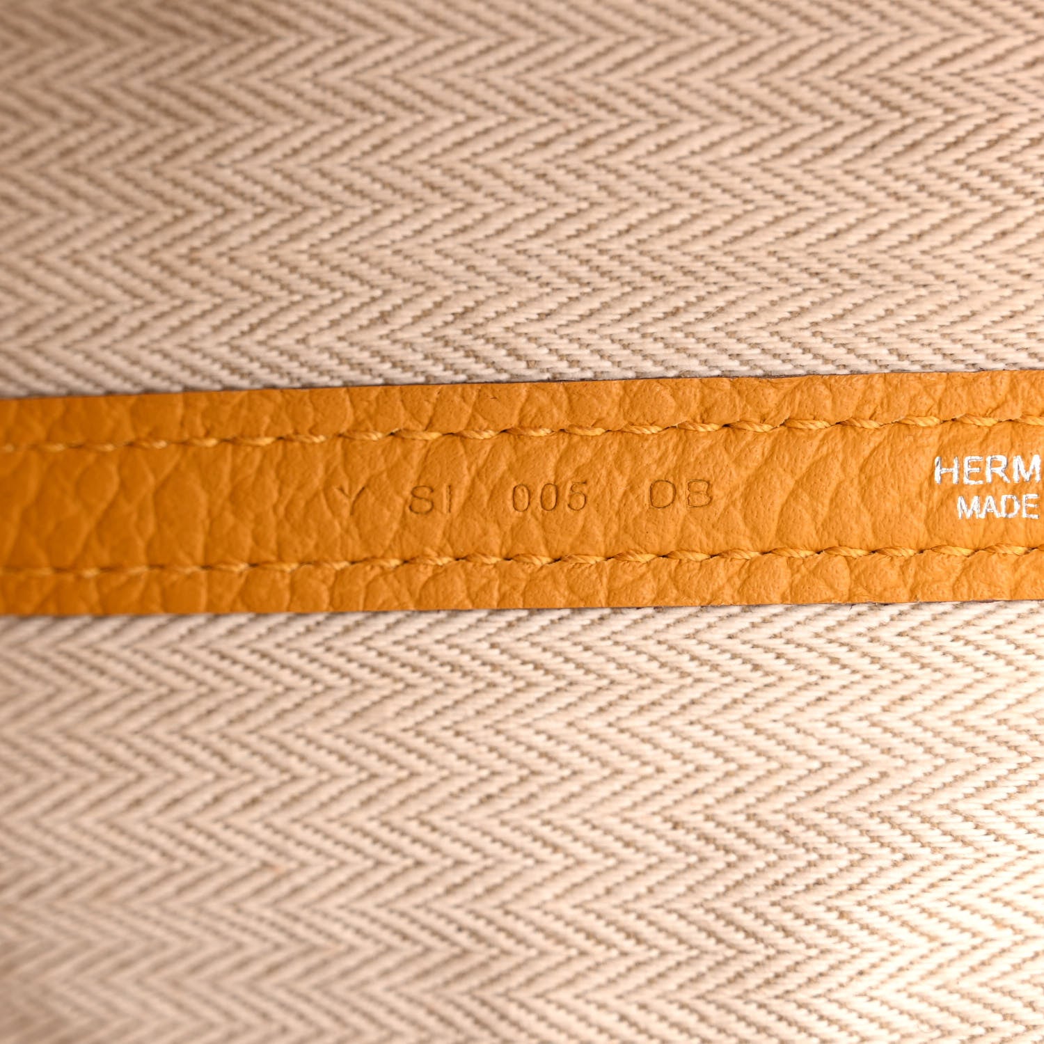 Hermes Vache Country Garden Party 30 TPM Jaune Ambre 8 of 16