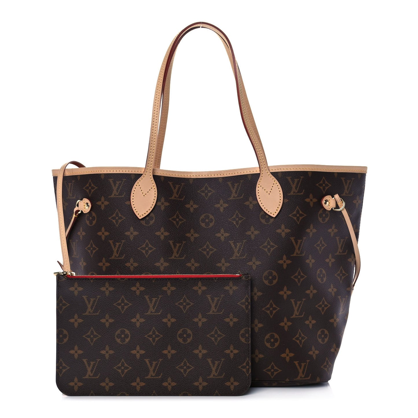 Monogram Neo Neverfull MM Cherry