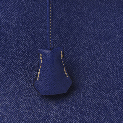 Hermes Epsom Candy Kelly Retourne 35 Bleu Electrique Mykonos 13 of 36
