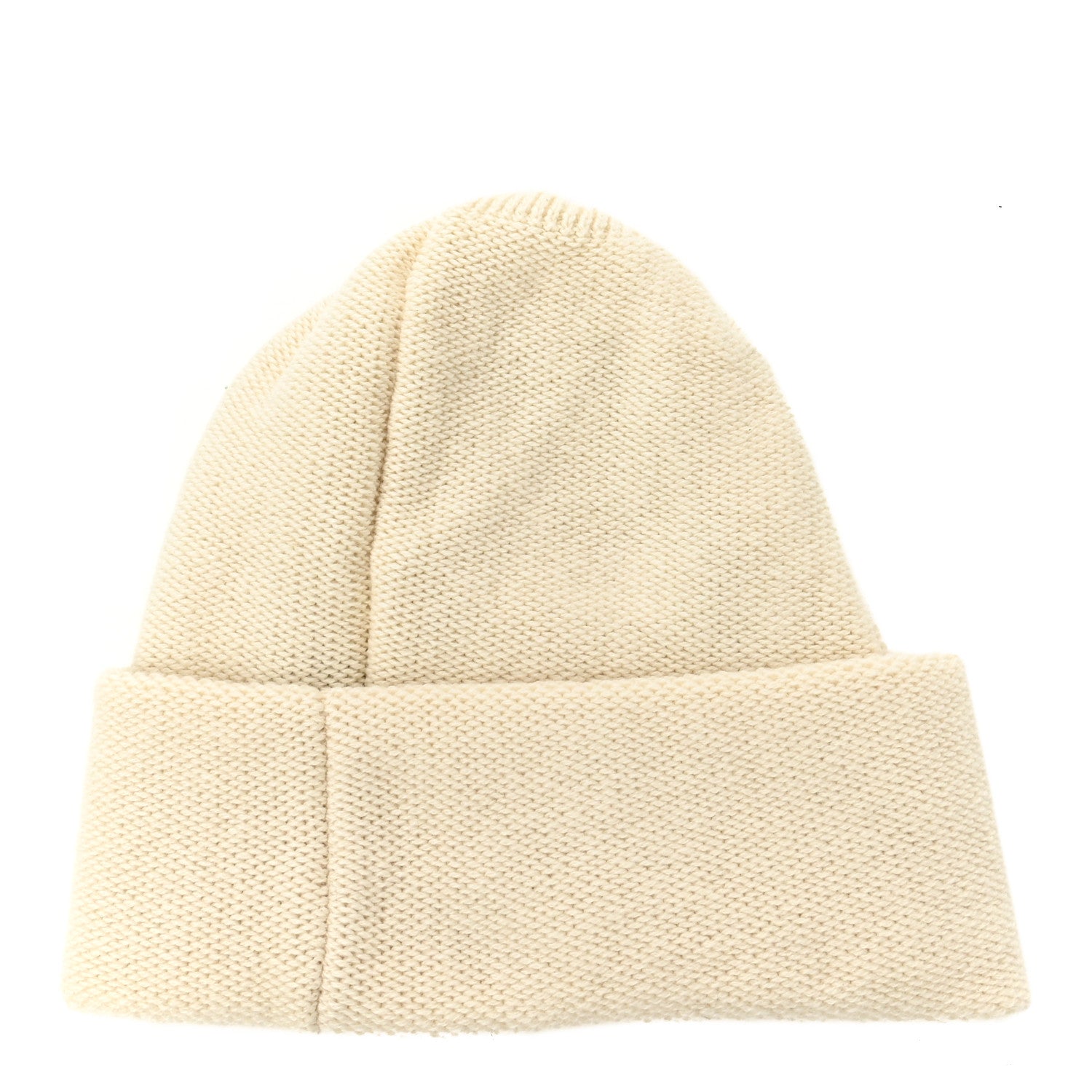 Chanel Cashmere CC Beanie Hat Ivory 3 of 4