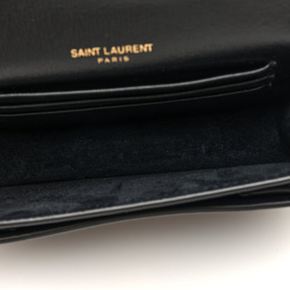 Saint Laurent Smooth Calfskin Sunset Baby Belt Bag Black 5 of 9